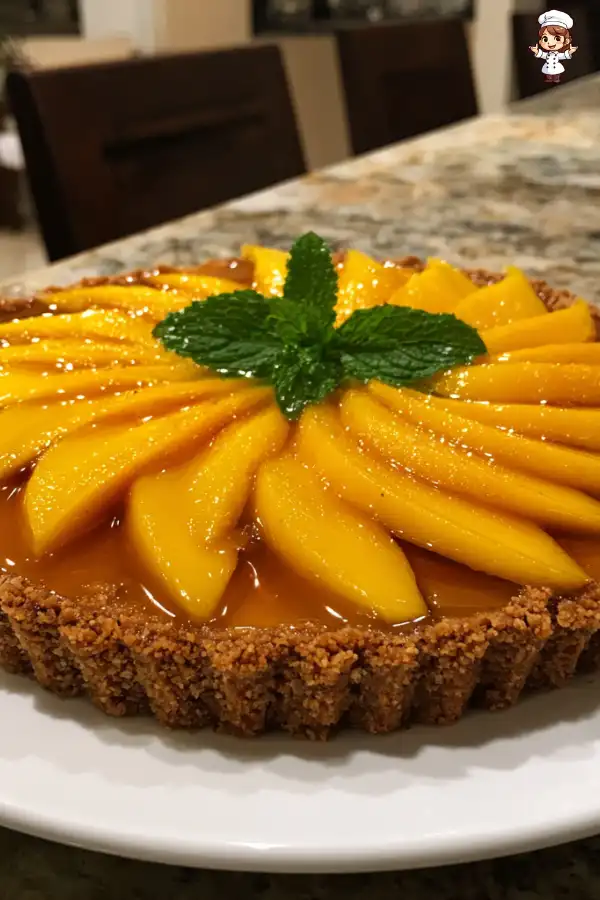 Mango Tart with Biscoff Crust A Must-Try Delight!