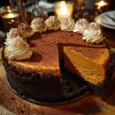 Midnight Pumpkin Cheesecake Recipe