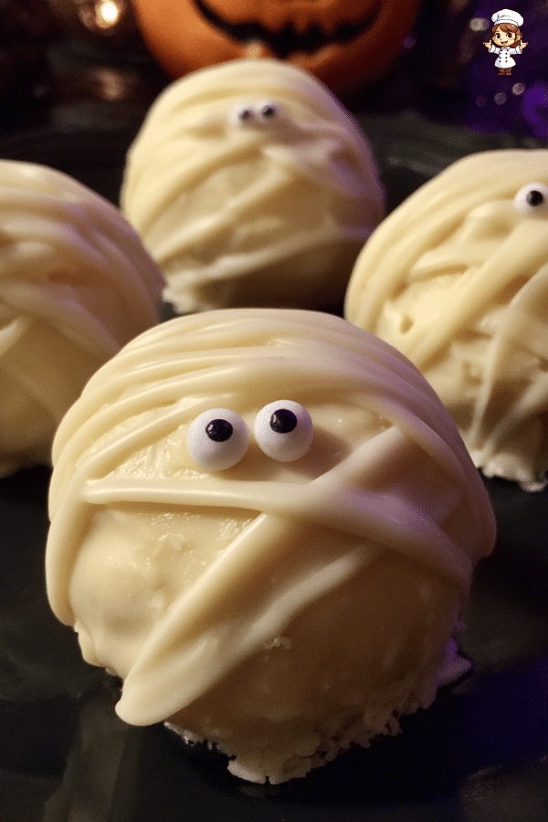 Mummy Wrapped Chocolate Truffles are a spooky delight!
