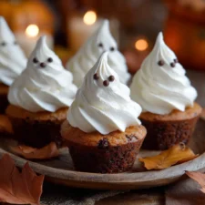 Pumpkin Spice Ghost Cupcakes Recipe