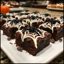 Spider Web Brownie Bites Recipe