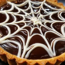 Spider Web Chocolate Tart Recipe