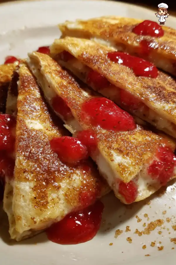 Strawberry Cheesecake Quesadilla – Crispy, Creamy, and Easy Dessert Recipe