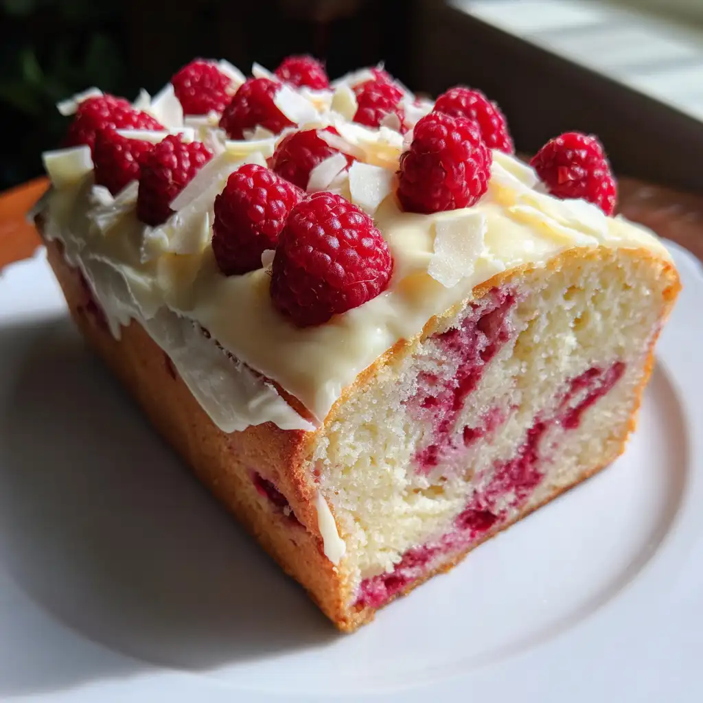 White Chocolate Raspberry Loaf Cake Recipe is a must-try!