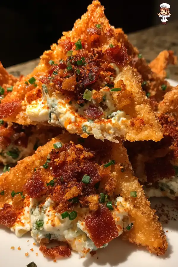 Bacon cream cheese stuffed Doritos will amaze your guests!