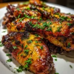 Baked lemon garlic chicken wings will amaze your guests!
