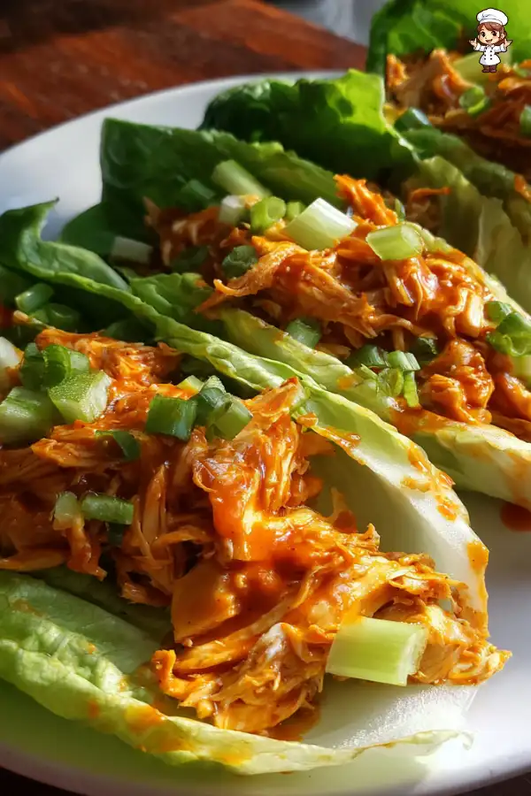 Buffalo chicken lettuce wraps recipe that everyone loves!