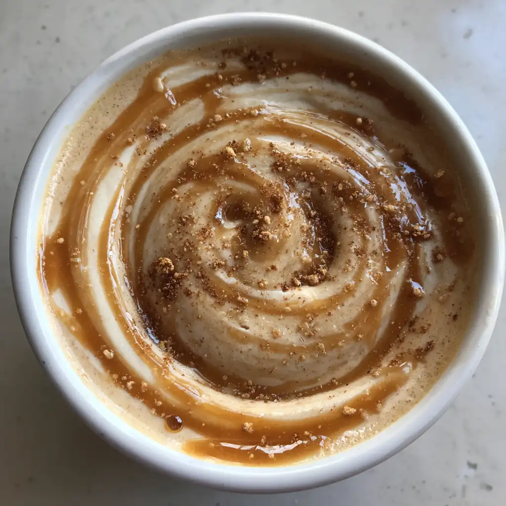 Cinnamon roll breakfast smoothie
