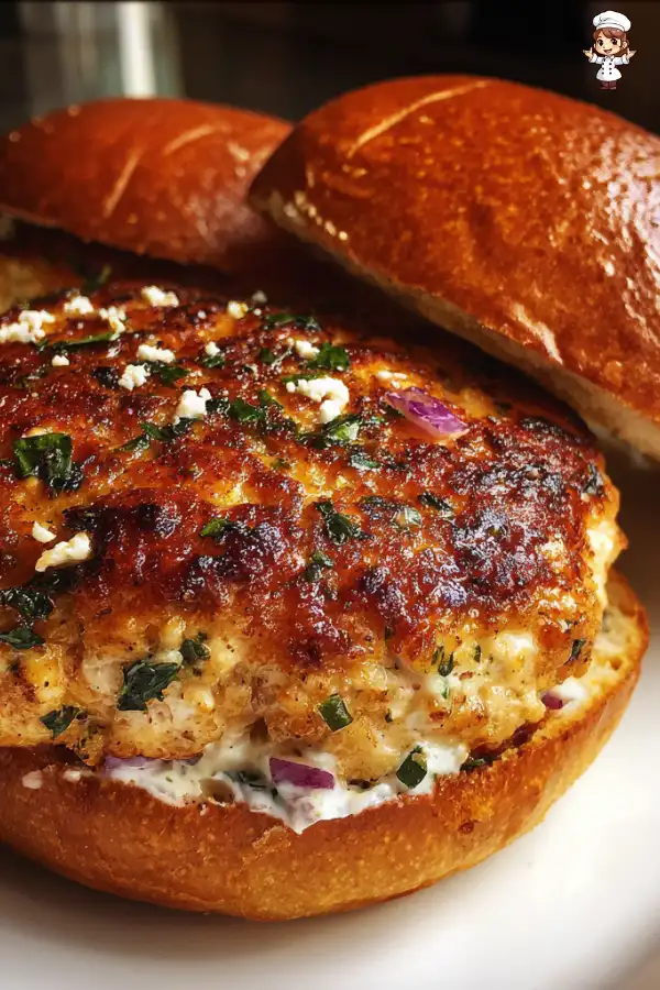 Greek Chicken Burgers are a must-try for flavor lovers!