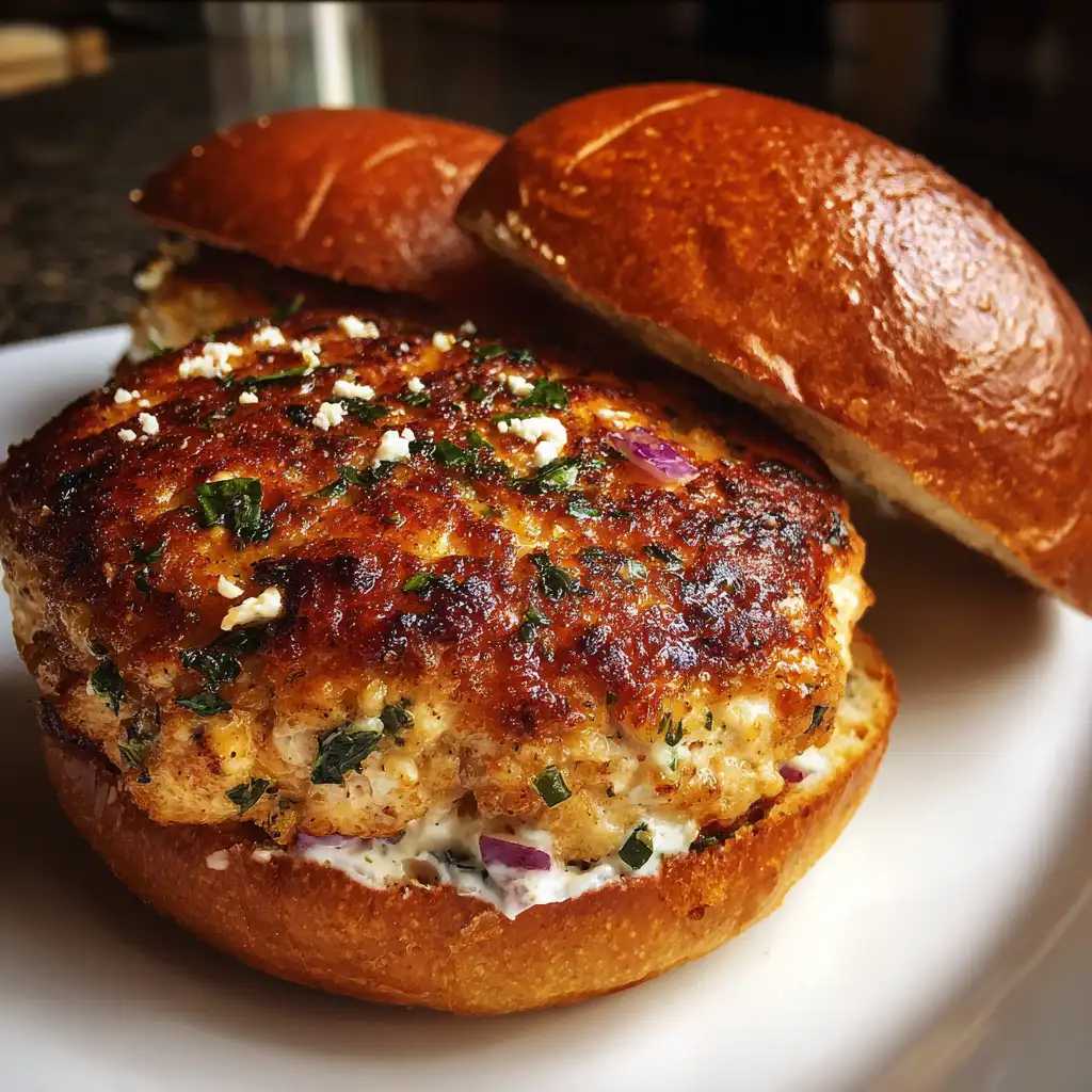 Greek Chicken Burgers are a must-try for flavor lovers!