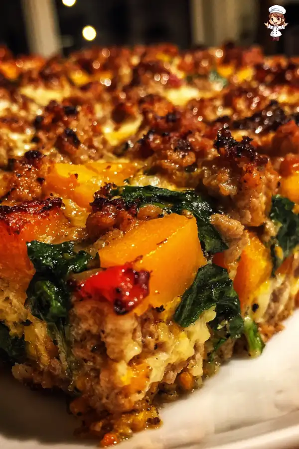 Ground turkey sweet potato bake is a must-try dish!
