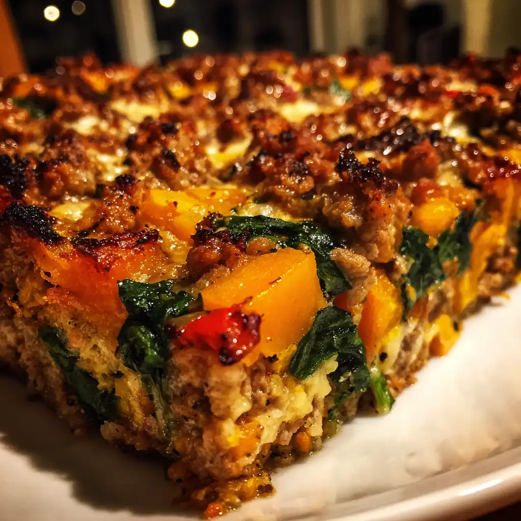 Ground turkey sweet potato bake is a must-try dish!