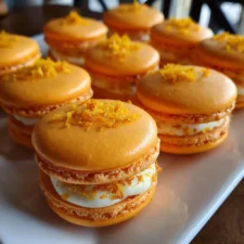 Mandarin Orange Macarons Recipe