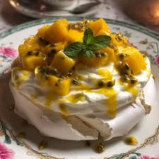 Mango Passionfruit Pavlova Recipe