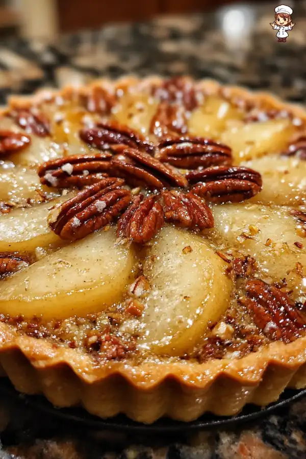 Maple Pecan Pear Tart