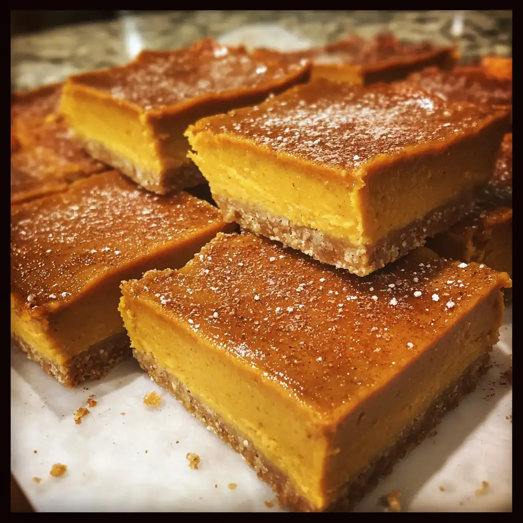 Maple Sweet Potato Pie Bars Recipe