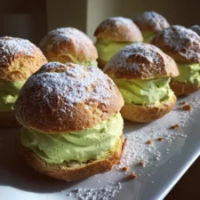 Matcha Cream Puffs Recipe