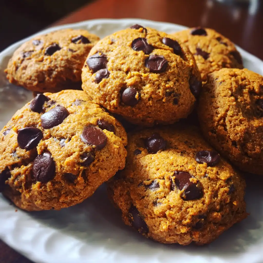Pumpkin Chocolate Chip Cookies