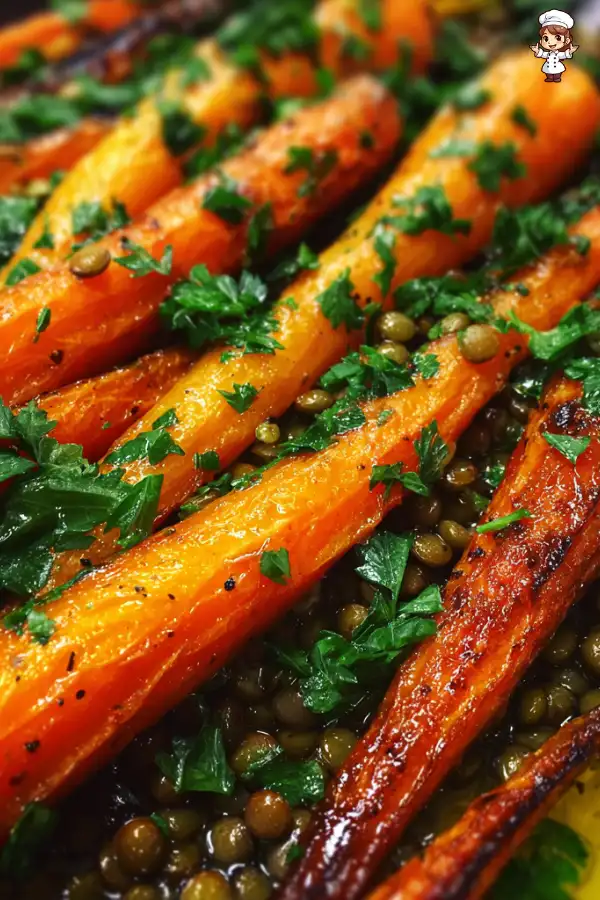 Roasted Carrot and Lentil Salad