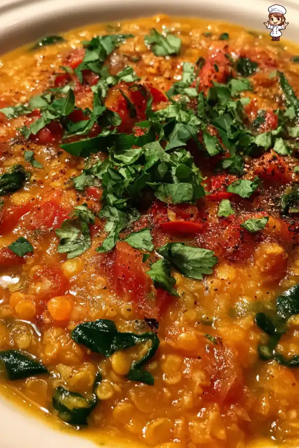 Vegan red lentil curry recipe that delights your taste buds!