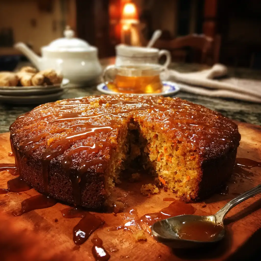 Warm Carrot Cake with Ginger Syrup A Must-Try Delight!