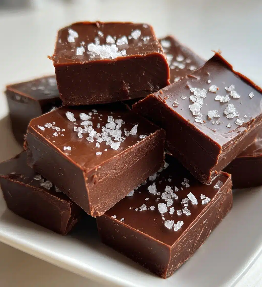 5 minute chocolate fudge - detail 1