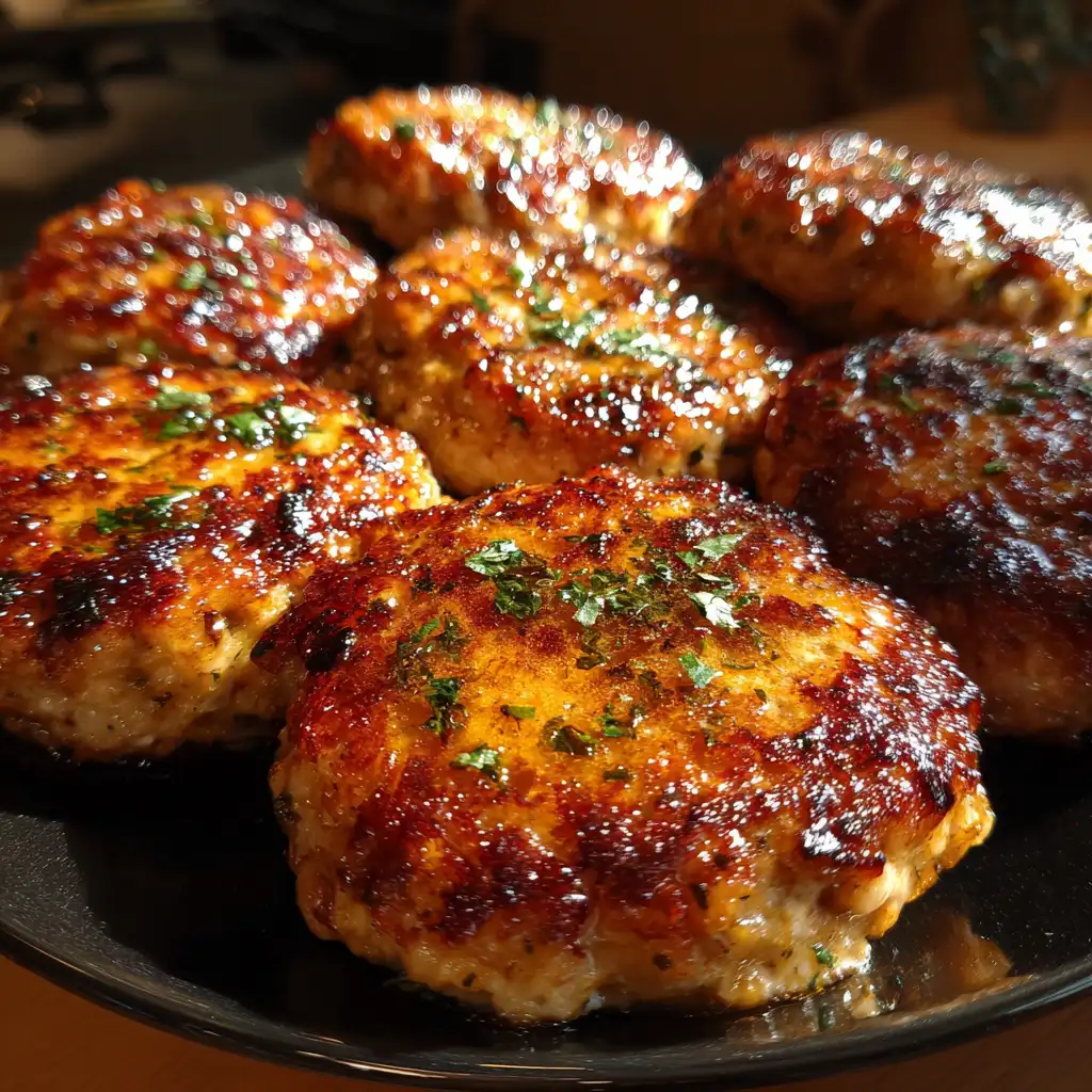 Air fryer turkey burgers recipe