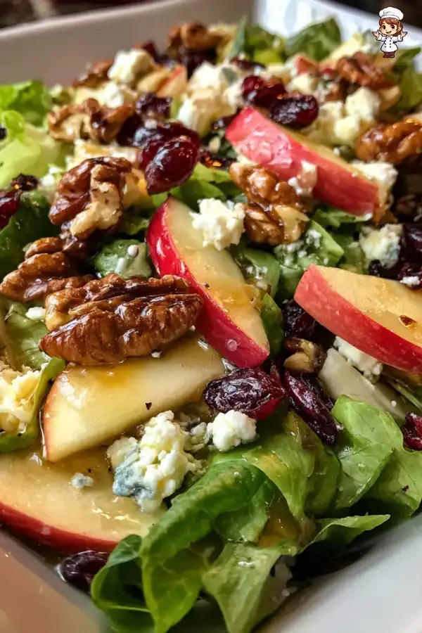 Autumn apple salad recipe
