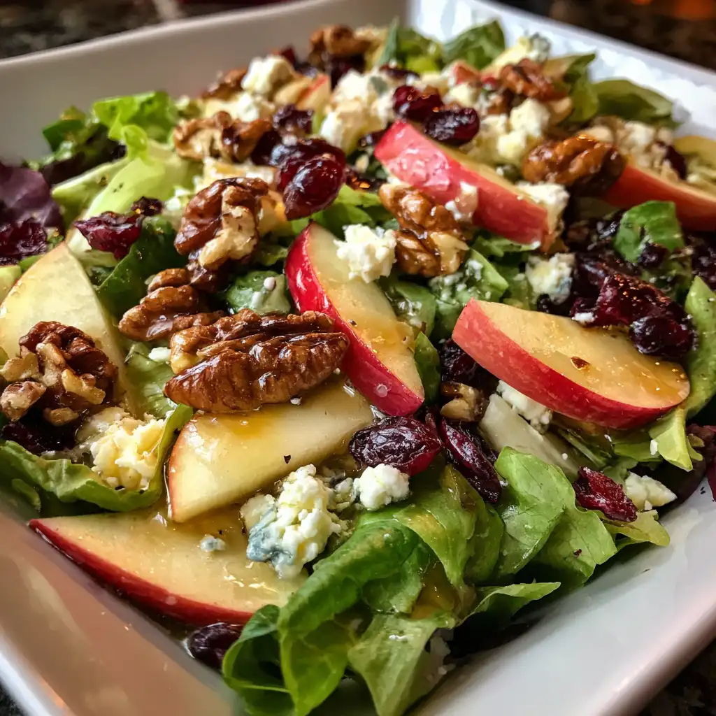 Autumn apple salad recipe