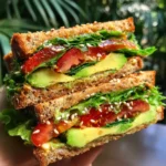 Avocado sandwich with spicy mayo recipe