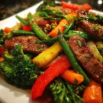 Beef stir fry with vegetables recipe