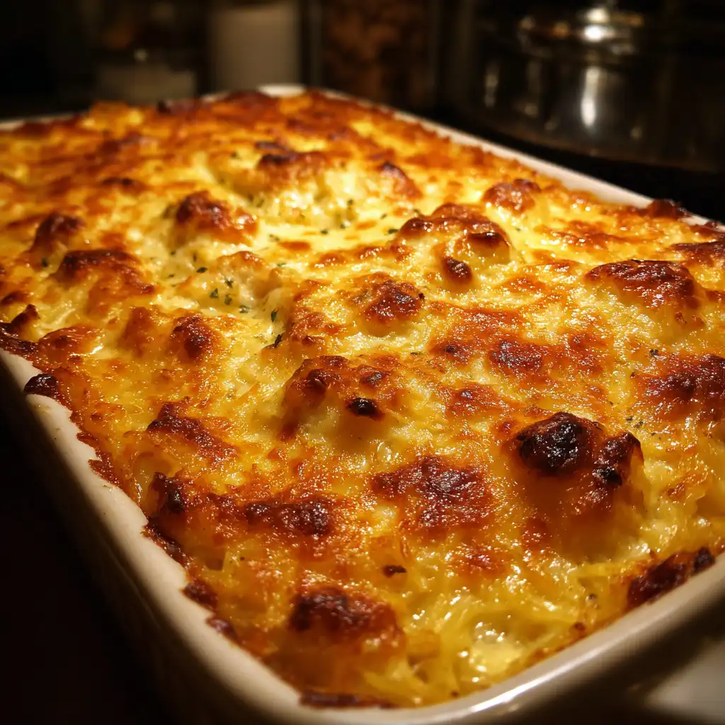 Chicken Alfredo Spaghetti Squash Casserole Recipe