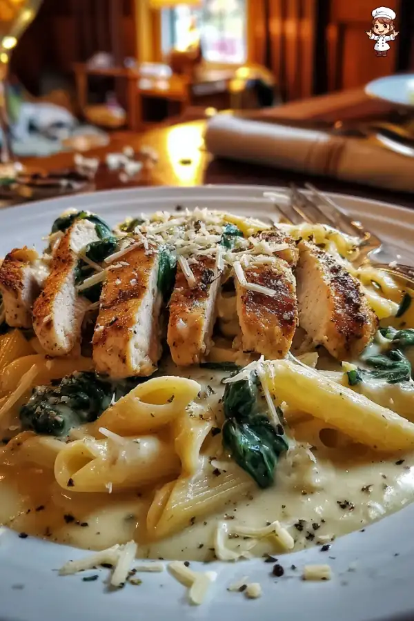 Creamy Parmesan Chicken Penne