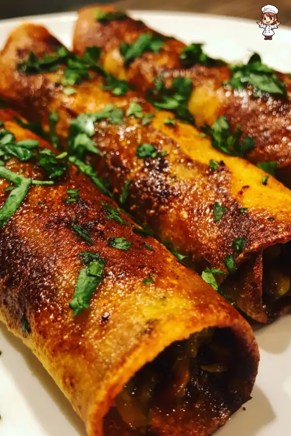 Crispy vegan taquitos recipe
