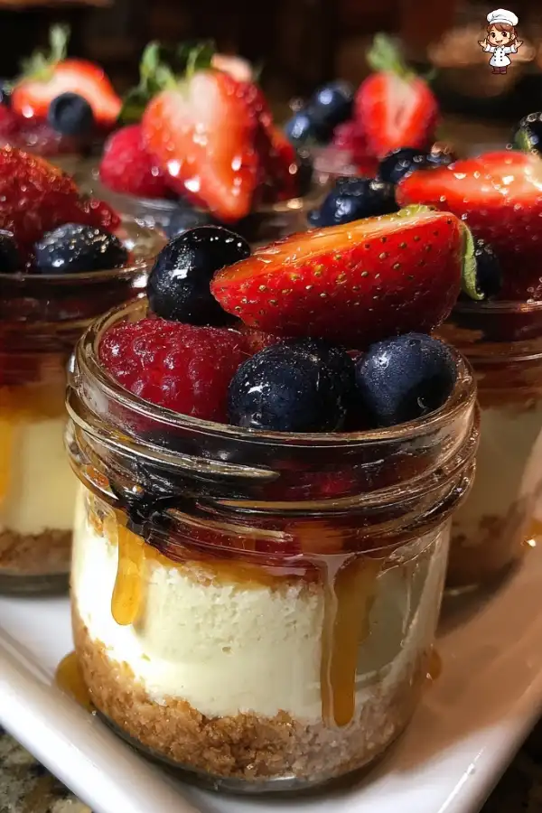 High protein cheesecake jars