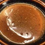 Homemade brown gravy