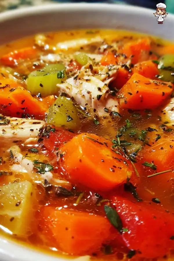 Instant Pot Chicken Vegetable Soup