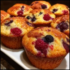 Mixed berry muffins recipe