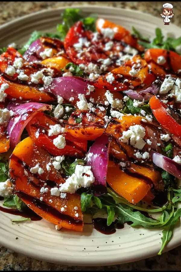 Roasted red pepper salad recipe