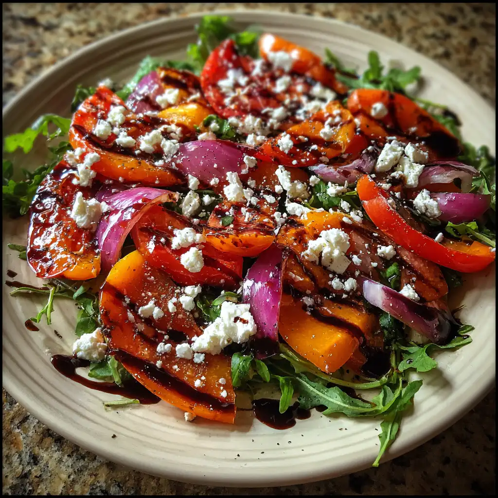 Roasted red pepper salad recipe