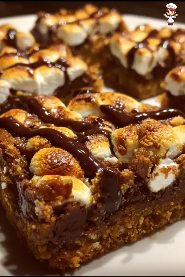 S'mores cookie bars