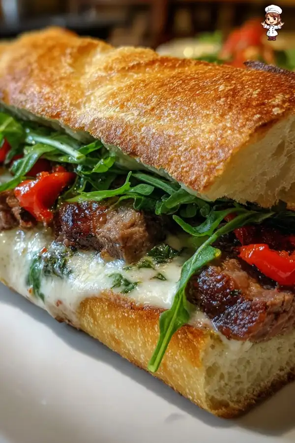Steak sandwich with horseradish sauce recipe