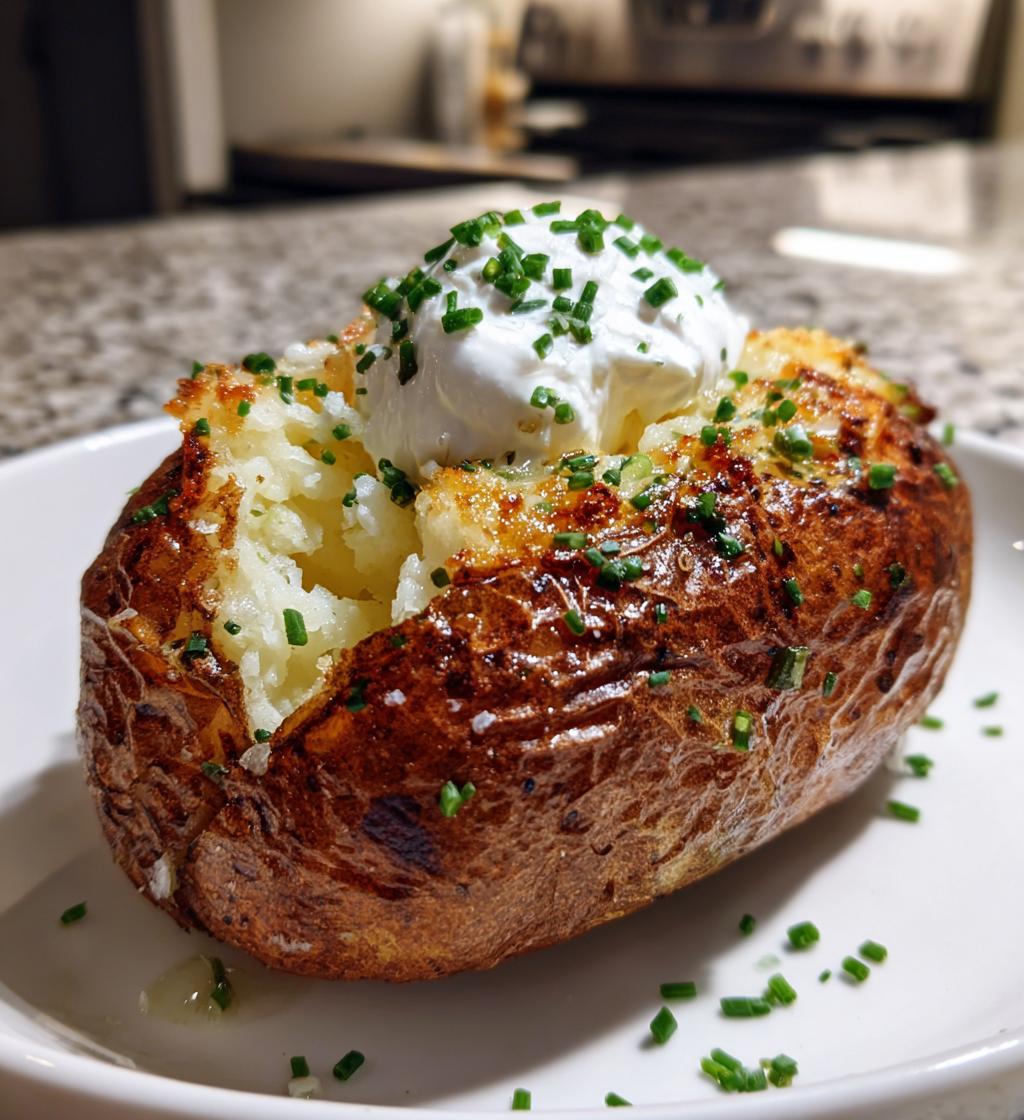 air fryer baked potato