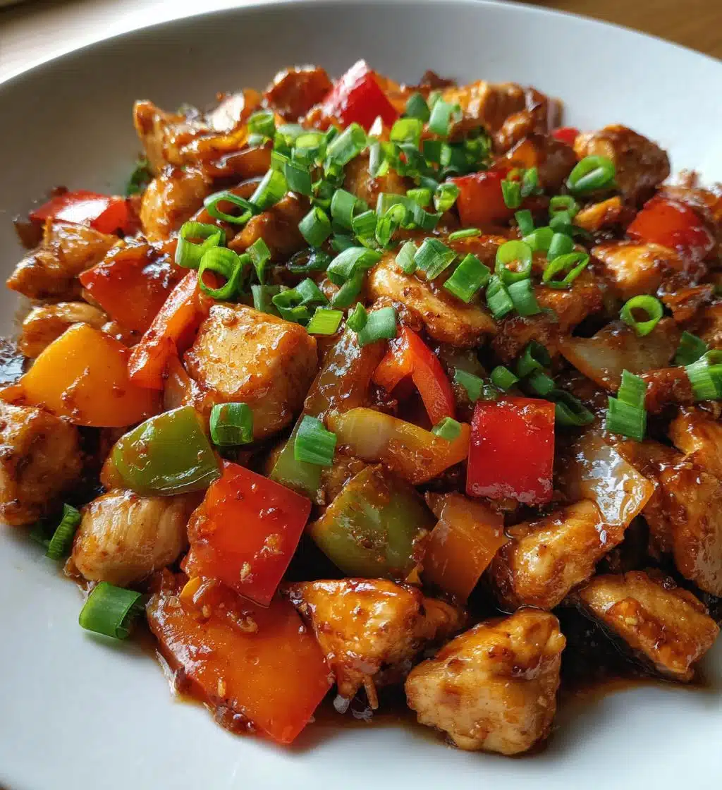 asian chilli chicken - detail 1