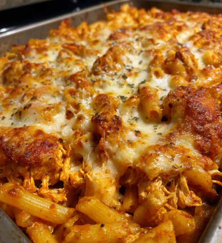 baked chicken parmesan pasta