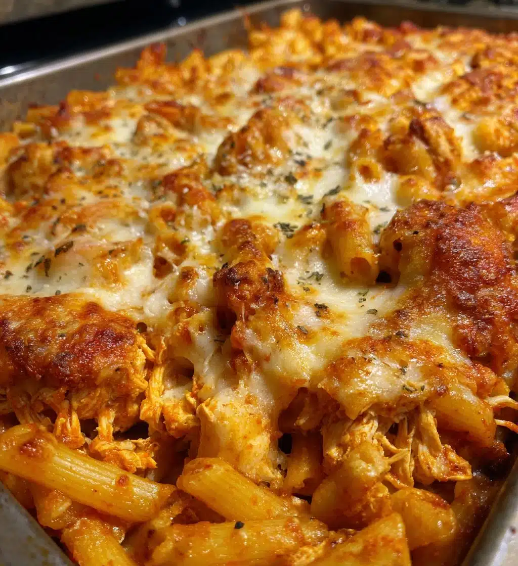 baked chicken parmesan pasta