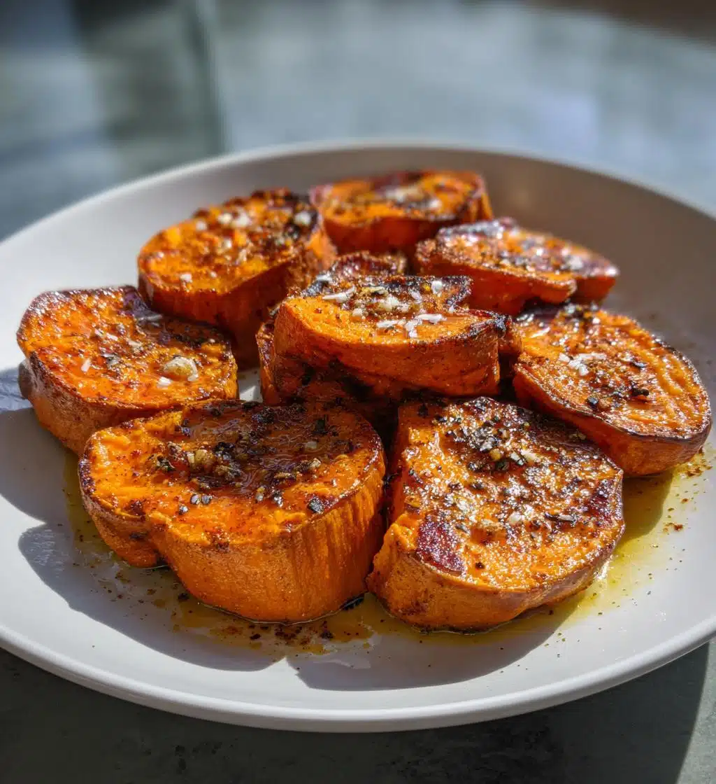 baked sweet potatoes - detail 1