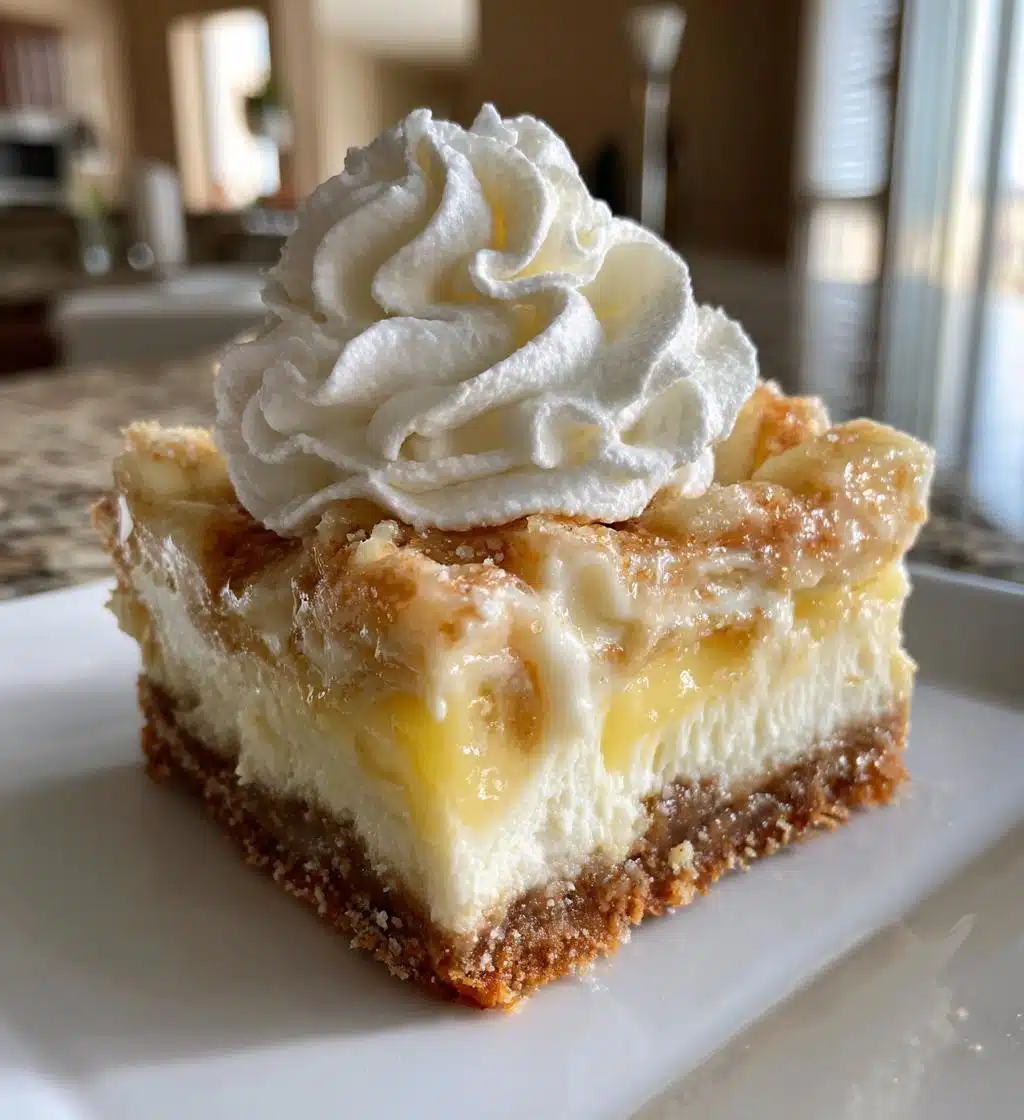banana cream cheesecake bars