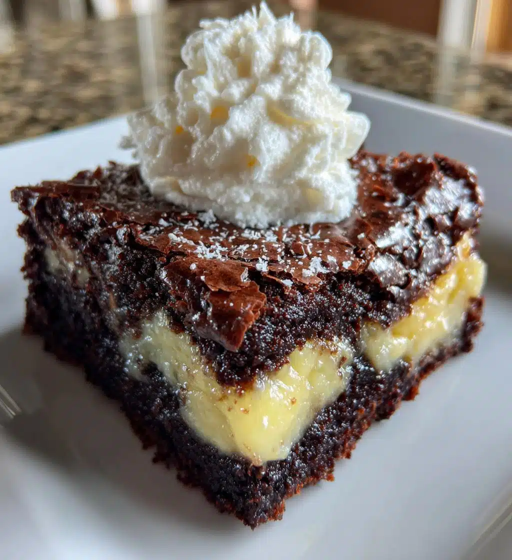 banana pudding brownies - detail 1