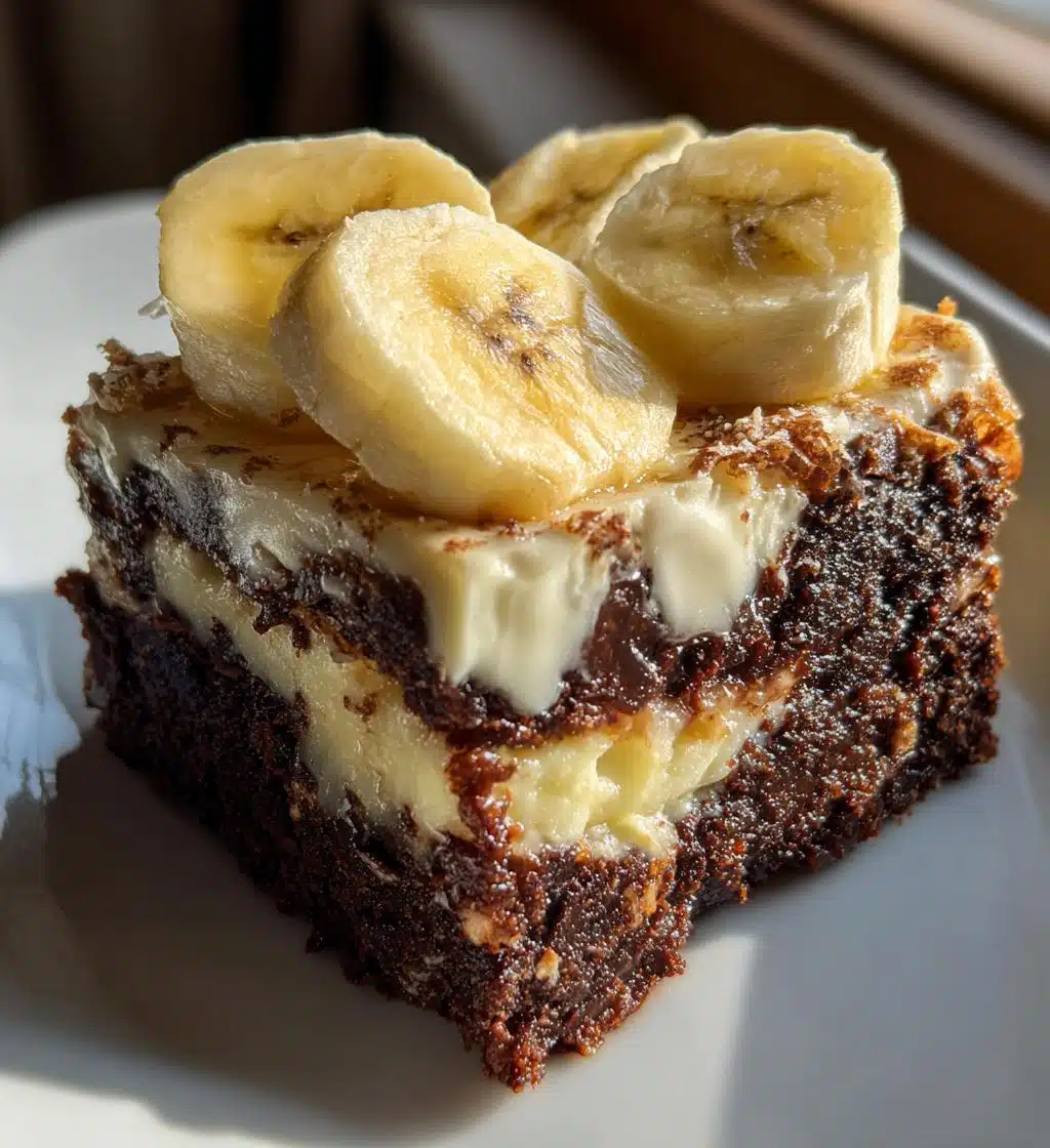banana pudding brownies - detail 1